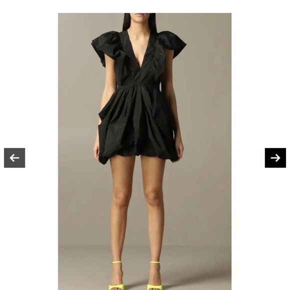 Philosophy di Lorenzo Serafini V-Neck Mini Dress
 Sz 0 - Picture 5 of 16